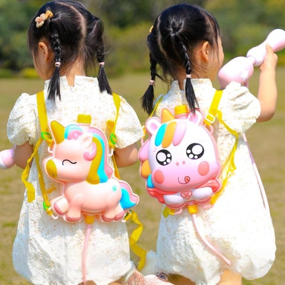 Cartoon 3D Backpack Water Blaster Kid's Gift
